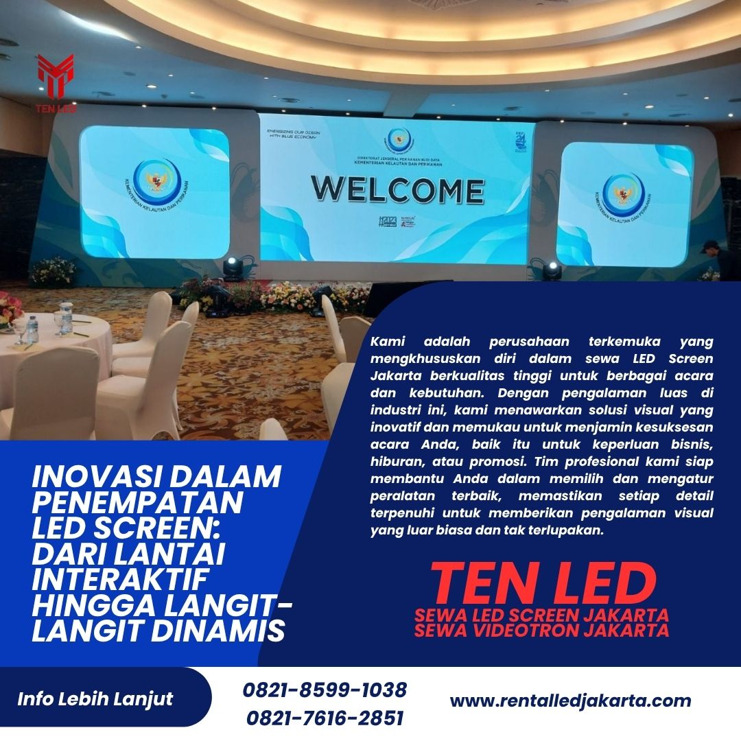 Layar Led Lebar Interactive Inovasi dalam Penempatan LED Screen: Dari Lantai Interaktif hingga ...