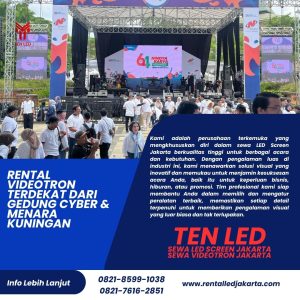 Rental Videotron Terdekat dari Gedung Cyber & Menara Kuningan