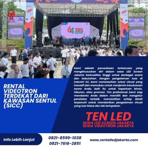 Rental Videotron Terdekat dari Kawasan Sentul (SICC)