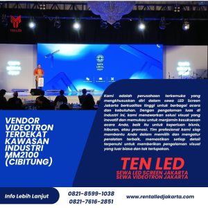 Vendor Videotron Terdekat Kawasan Industri MM2100 (Cibitung)