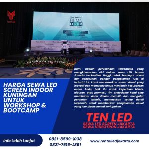 Harga Sewa LED Screen Indoor Kuningan untuk Workshop & Bootcamp