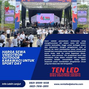 Harga Sewa Videotron Outdoor Karawaci untuk Sport Day