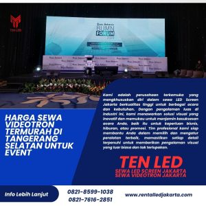 Harga Sewa Videotron Termurah di Tangerang Selatan untuk Event