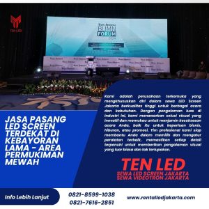 Jasa Pasang LED Screen Terdekat di Kebayoran Lama - Area Permukiman Mewah