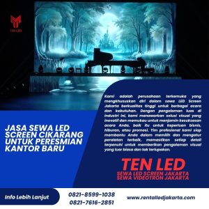 Jasa Sewa LED Screen Cikarang untuk Peresmian Kantor Baru