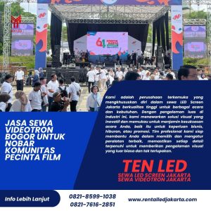 Jasa Sewa Videotron Bogor untuk Nobar Komunitas Pecinta Film