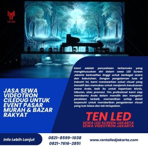 Jasa Sewa Videotron Ciledug untuk Event Pasar Murah & Bazar Rakyat