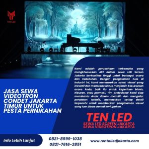 Jasa Sewa Videotron Condet Jakarta Timur untuk Pesta Pernikahan