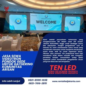 Jasa Sewa Videotron Pondok Gede untuk Gathering Komunitas Arisan
