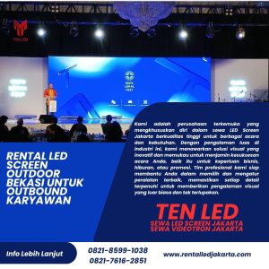 Rental LED Screen Outdoor Bekasi untuk Outbound Karyawan