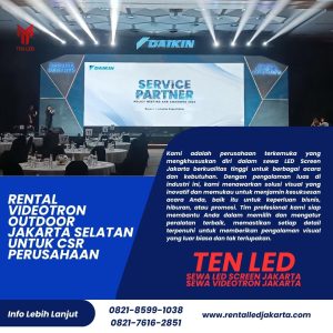 Rental Videotron Outdoor Jakarta Selatan untuk CSR Perusahaan