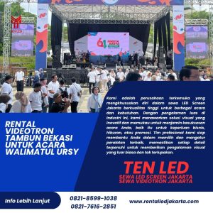 Rental Videotron Tambun Bekasi untuk Acara Walimatul Ursy