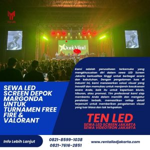 Sewa LED Screen Depok Margonda untuk Turnamen Free Fire & Valorant