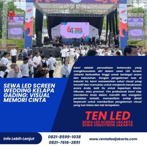 Sewa LED Screen Wedding Kelapa Gading: Visual Memori Cinta
