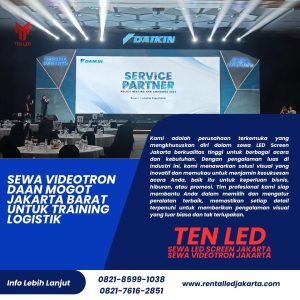 Sewa Videotron Daan Mogot Jakarta Barat untuk Training Logistik