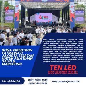 Sewa Videotron Fatmawati Jakarta Selatan untuk Pelatihan Sales & Marketing