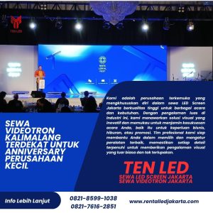 Sewa Videotron Kalimalang Terdekat untuk Anniversary Perusahaan Kecil