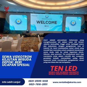 Sewa Videotron Kejutan Wisuda Depok: Beri Ucapan Spesial