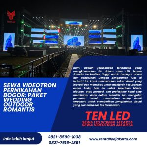 Sewa Videotron Pernikahan Bogor: Paket Wedding Outdoor Romantis