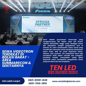 Sewa Videotron Terdekat di Bekasi Barat - Area Summarecon & Sekitarnya