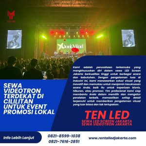 Sewa Videotron Terdekat di Cililitan untuk Event Promosi Lokal
