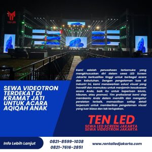 Sewa Videotron Terdekat di Kramat Jati untuk Acara Aqiqah Anak