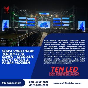 Sewa Videotron Terdekat di Senen - Spesialis Event Retail & Pasar Modern