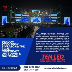 Vendor Videotron Bintaro untuk Event Corporate Outbound & Gathering