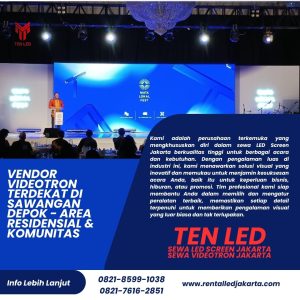 Vendor Videotron Terdekat di Sawangan Depok - Area Residensial & Komunitas
