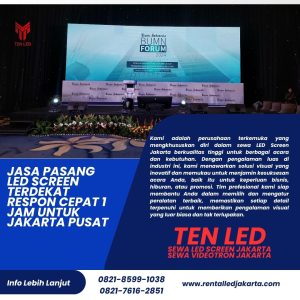 Jasa Pasang LED Screen Terdekat Respon Cepat 1 Jam untuk Jakarta Pusat