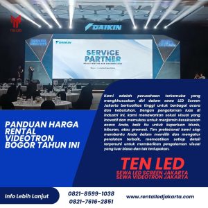 Panduan Harga Rental Videotron Bogor Tahun Ini
