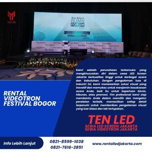 Rental Videotron Festival Bogor