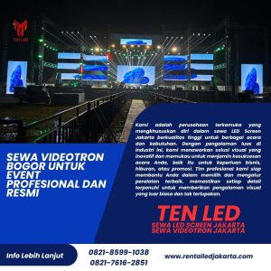 Sewa Videotron Bogor untuk Event Profesional dan Resmi