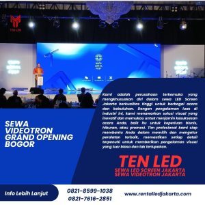 Sewa Videotron Grand Opening Bogor