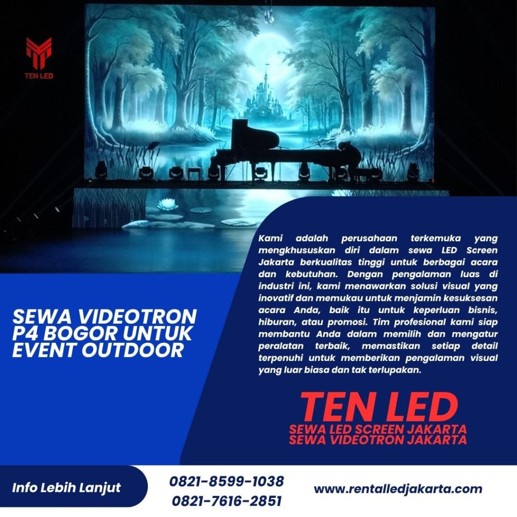Sewa Videotron P4 Bogor untuk Event Outdoor