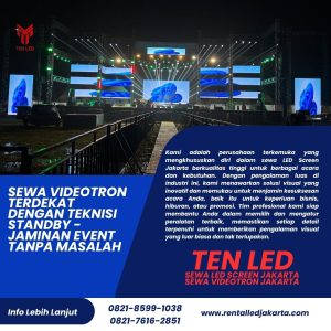 Sewa Videotron Terdekat dengan Teknisi Standby - Jaminan Event Tanpa Masalah