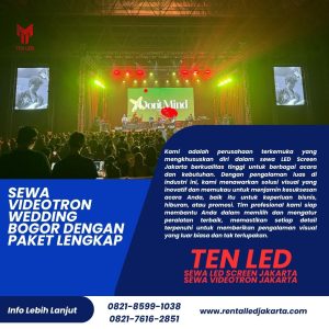 Sewa Videotron Wedding Bogor dengan Paket Lengkap