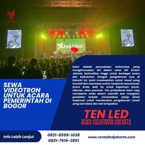Sewa Videotron untuk Acara Pemerintah di Bogor