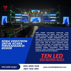 Sewa Videotron untuk Acara Perusahaan di Bogor