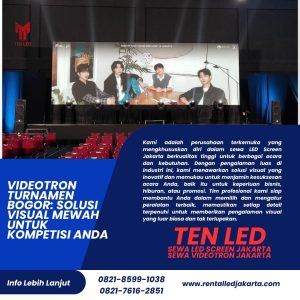 Videotron Turnamen Bogor: Solusi Visual Mewah untuk Kompetisi Anda